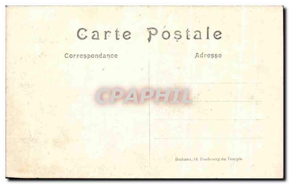 CPA Guerre De 1914 La Cathedrale De Reims Apres Le Bombardement Par Les Allemands Militaria — Verso