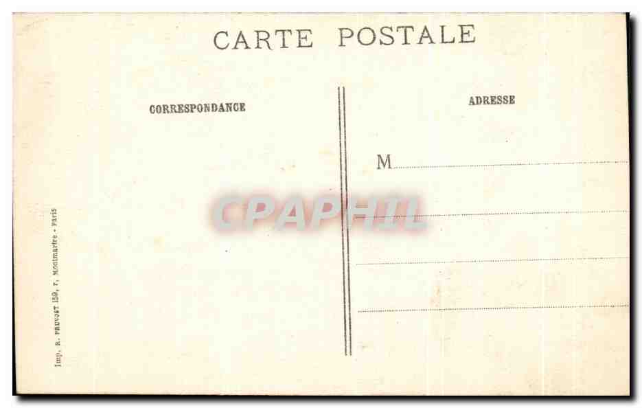 Mont-sur-Meurthe — Maisons détruites par le bombardement — J. Courcier, 8, rue Simon-le-Franc, Paris — Rückseite
