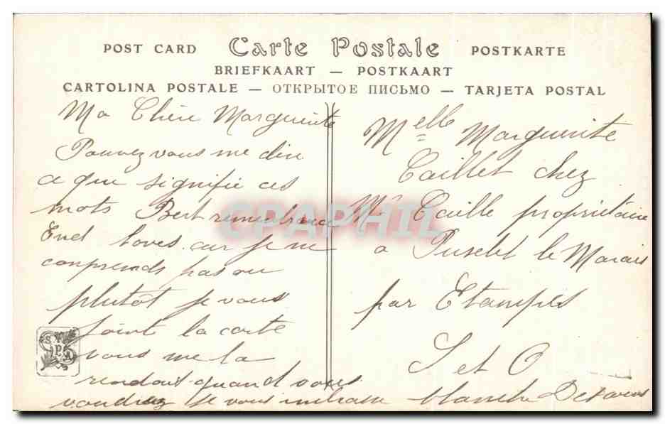 CPA Salon De Ernest Desurmont Societe des Artistes Francais Printemps Enfant Chien  — Verso