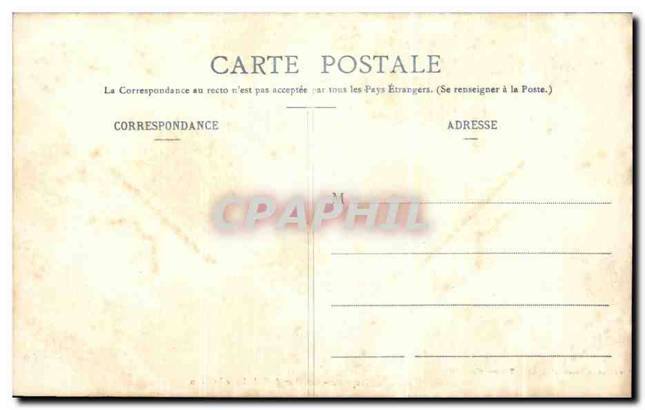 CPA Biarritz Artistique Coucher de Soleil sur l'Ocean — Verso