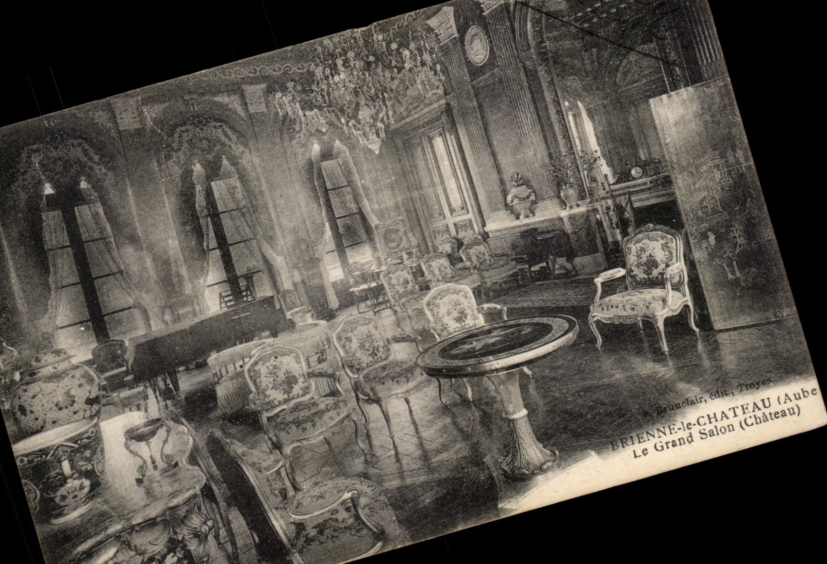 Brienne-le-Château — Le Grand Salon (Château) — W. Brunclair, édit., Troyes