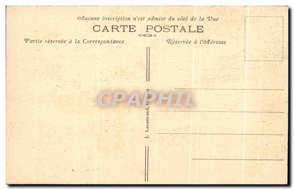 CPA Orleans Interieur de l'Hotel de Ville Grand Salon de rececption — Verso