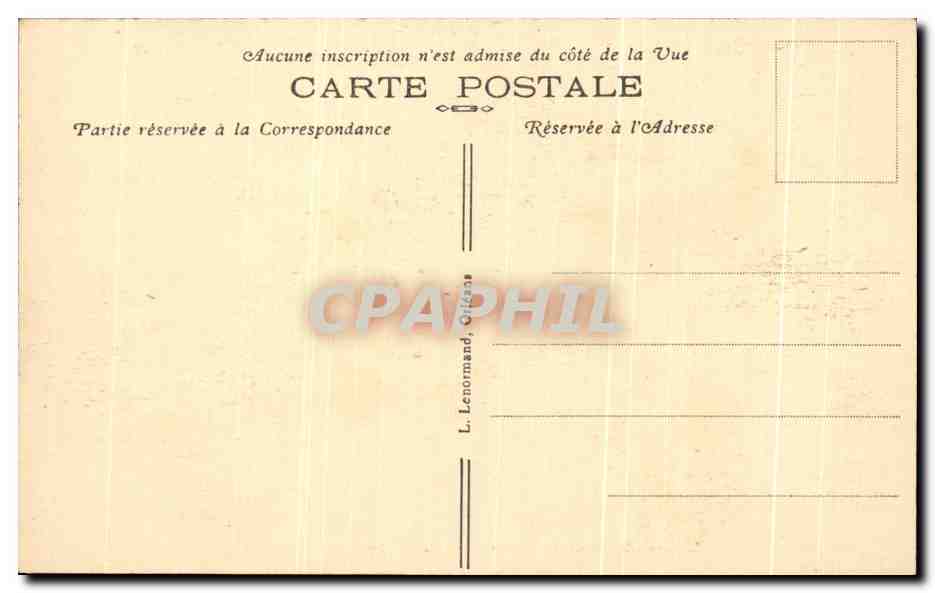 CPA Orleans Interieur de l'Hotel de Ville Salle des Mariages — Verso