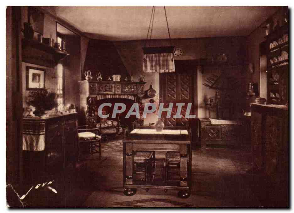 CPA le terroir pyreneen Un riche interieur bearnais