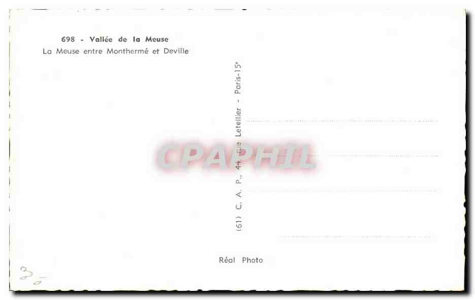 Vallée de la Meuse — La Meuse entre Monthermé et Deville — C.A.P. Letellier — Reverso