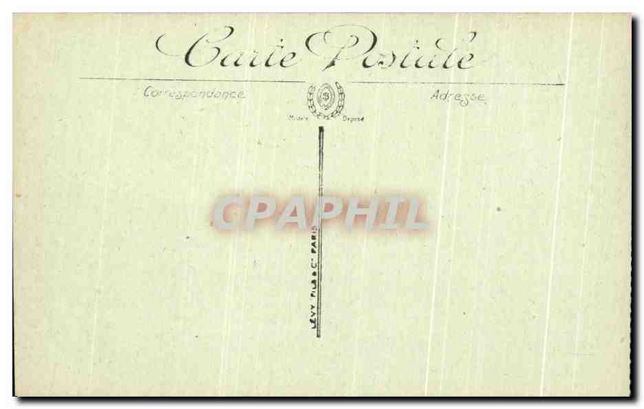 CPA Loches Le Chateau Royal Ensemble de la Facade — Verso