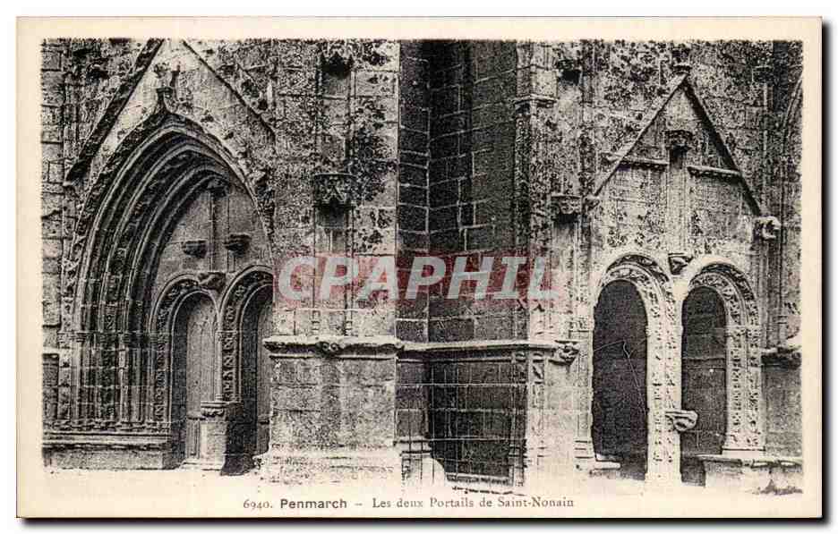 CPA Penmarch Les Deux Portails de Saint Nonain