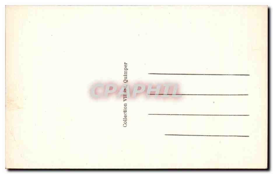 CPA Penmarch Les Deux Portails de Saint Nonain — Rückseite