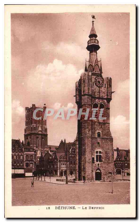 CPA Bethune Le Beffroi