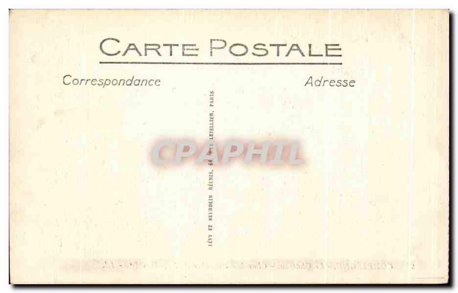 Compiègne - Le Château - Chambre à coucher de Napoléon Ier - LL — Verso