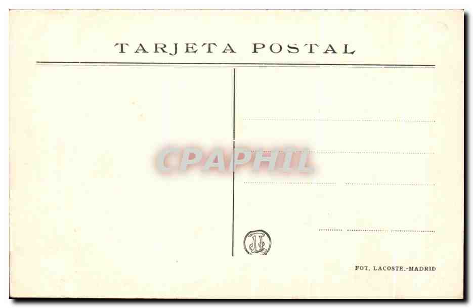 CPA Velazquez Musee del Prado S Sebastian de Morra Madrid — Verso
