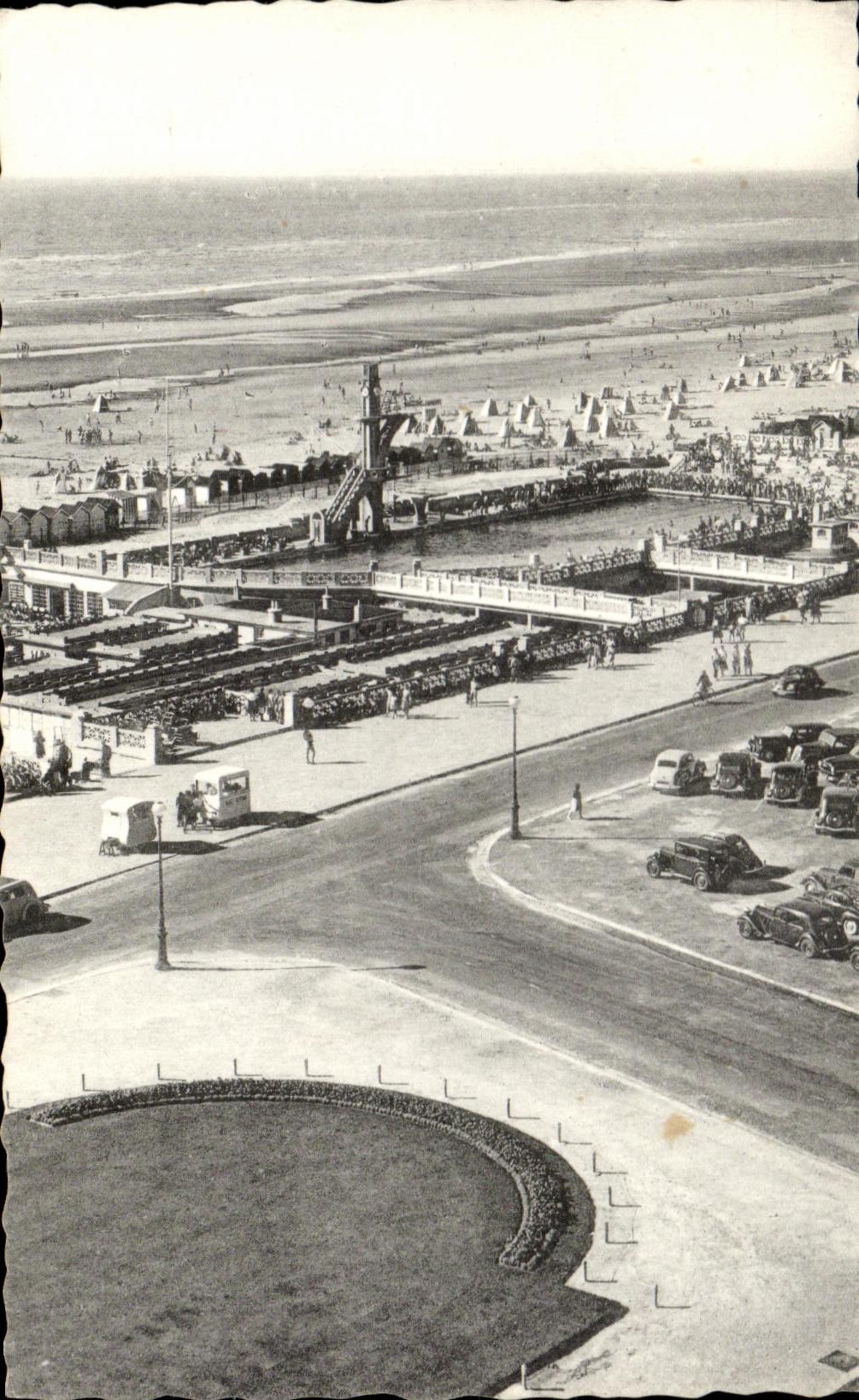 CPA Le Touquet Paris Plage La Promenade et la Piscine