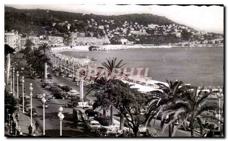 CPA Nice la baie des Anges Le Mont Boron