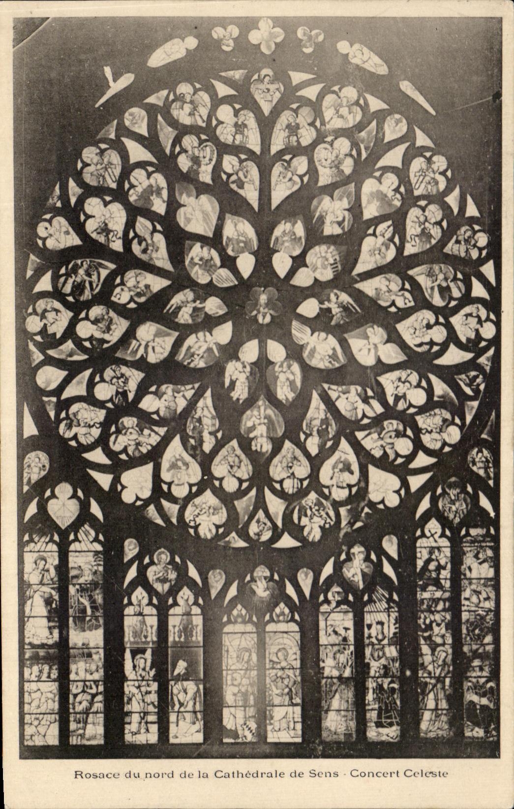 Rosace du nord de la Cathédrale de Sens — Concert Celeste