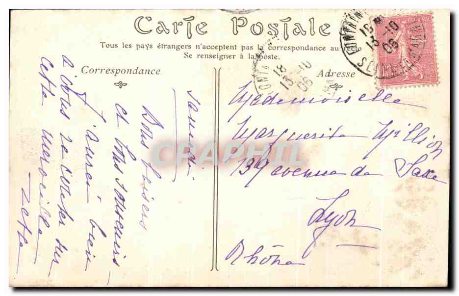 Paris - Pontalbano — Cabinet de Napoléon Ier dans son Almazan — Verso