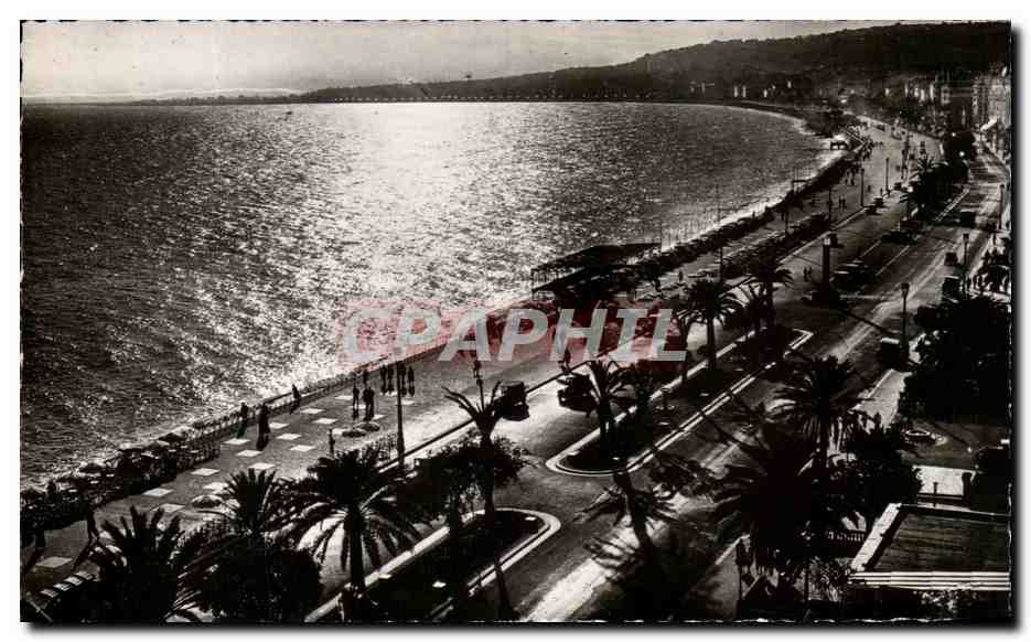 CPA Nice Contre jour sur la Baie des Anges