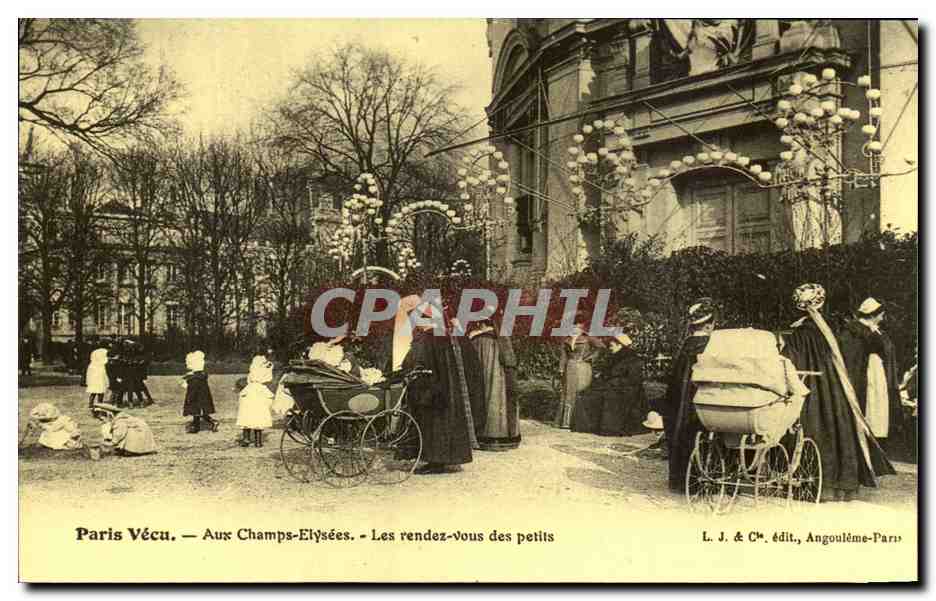 REPRO Paris Vecu Aux Champs Elysees Les rendez vous des petits