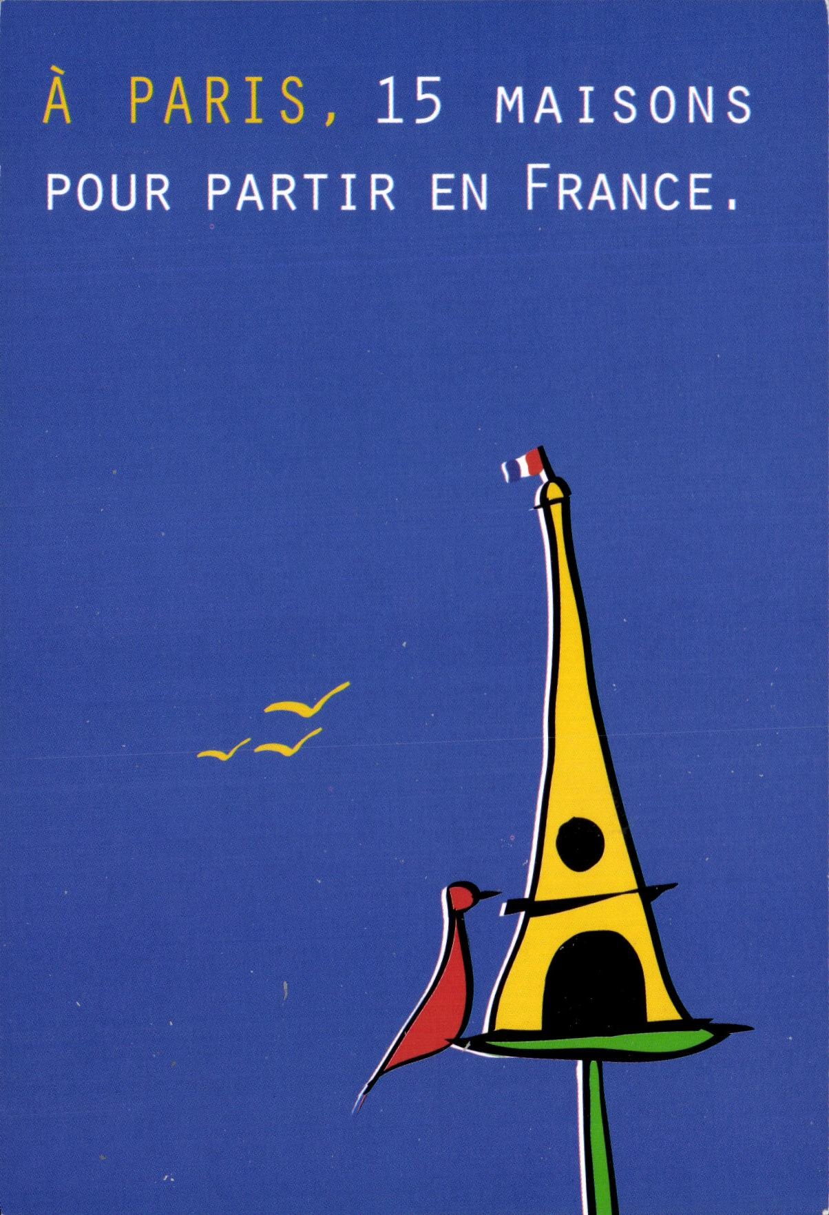 Paris — 15 maisons pour partir en France — éditeur non visible