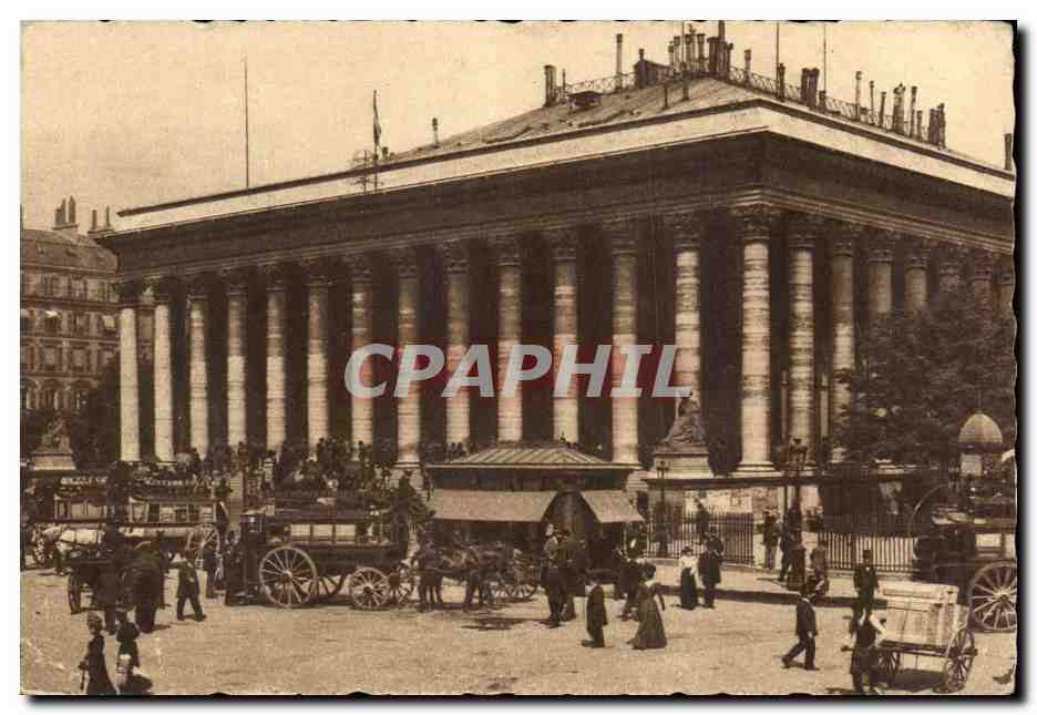 CPA Paris La Place de la Bourse