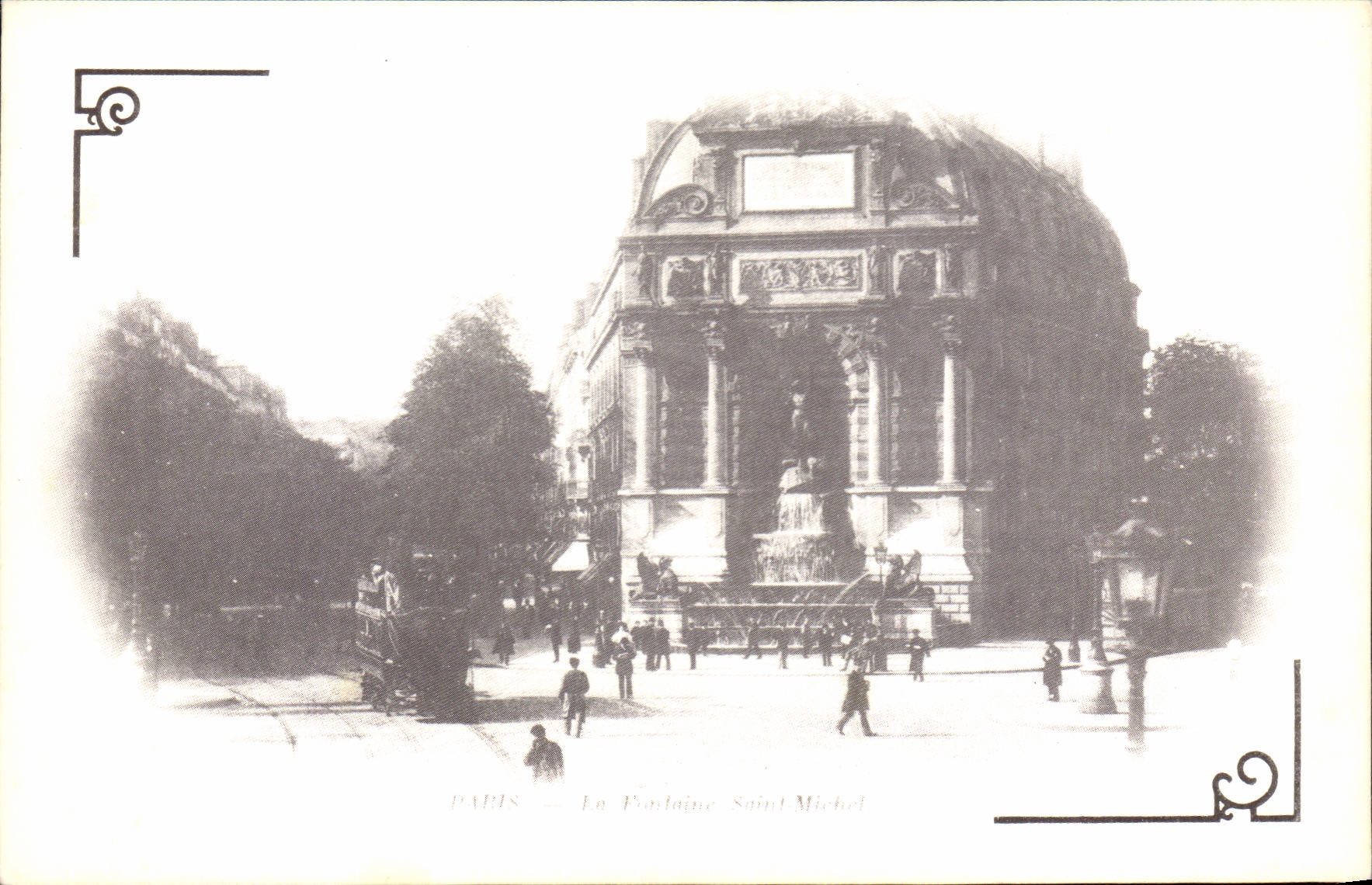 Paris — La Fontaine Saint-Michel — éditions Paris d'Autrefois, n°25