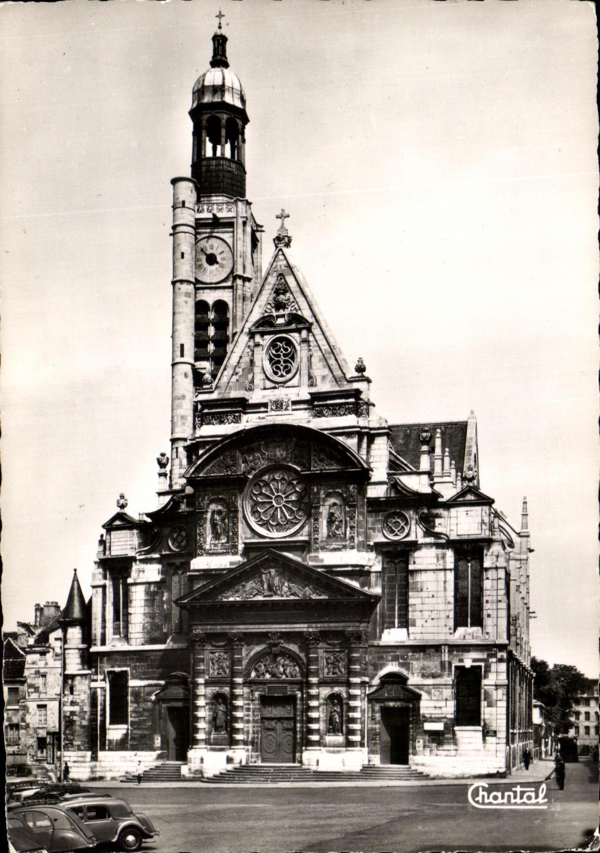 CPSM Paris Eglise Saint Etienne du Mont