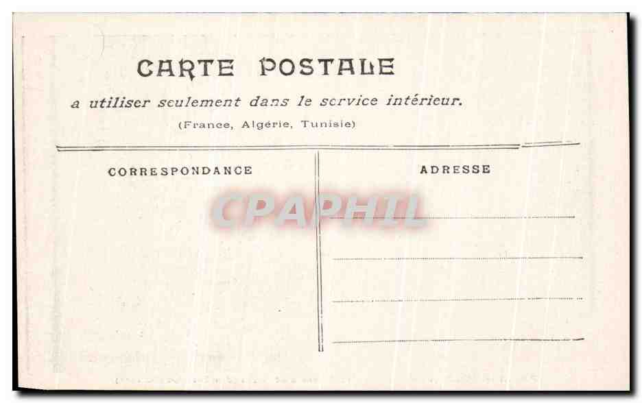 CPA Paris Innonde La Fosse aux Ours Jardin des plantes — Rückseite