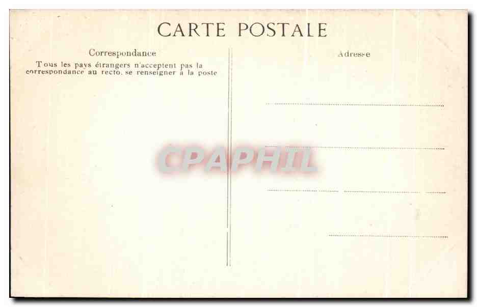 CPA Paris Gare Saint Lazare vue de la Rue de Rome — Rückseite