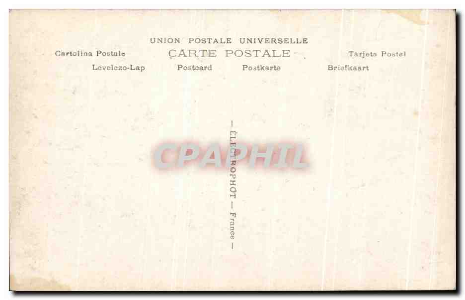 CPA Paris Crue de la Seine Rue St Lazare Hotel Terminus — Rückseite