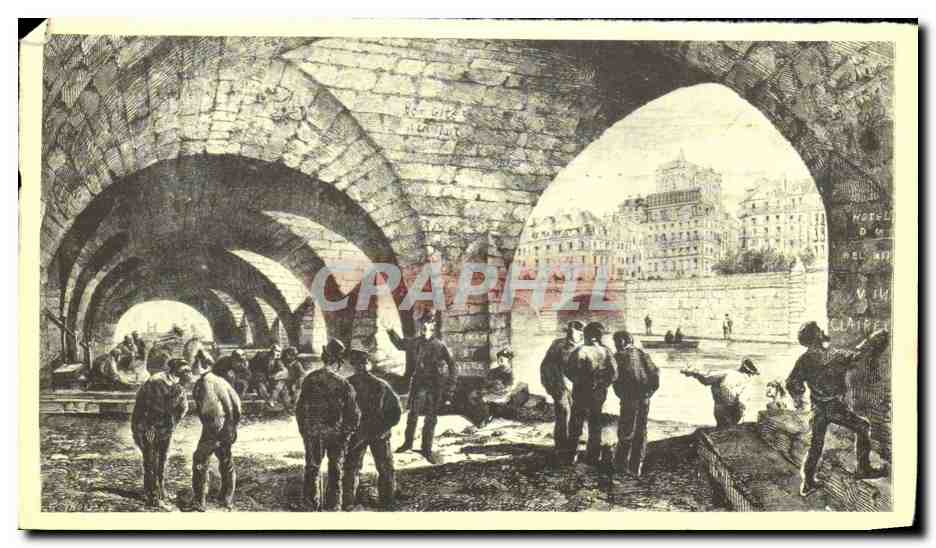 CPA Voussures Souterraines du Quai de Gevres Paris