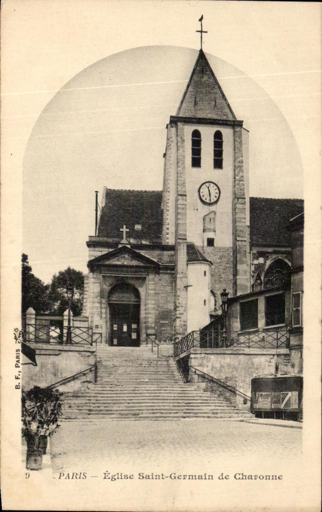 CPA Paris Eglise Saint Germain de Charonne