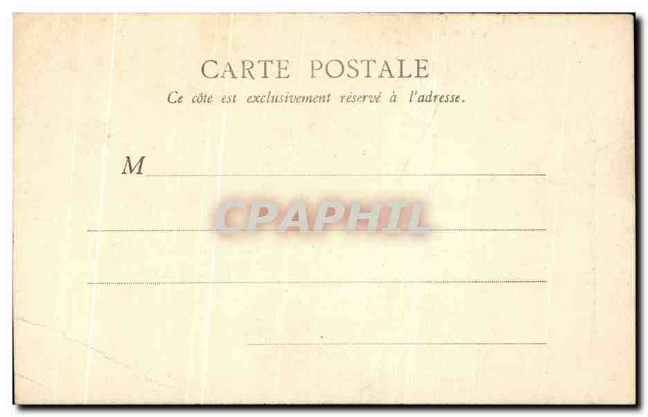 CPA Paris Eglise Saint Germain de Charonne — Verso