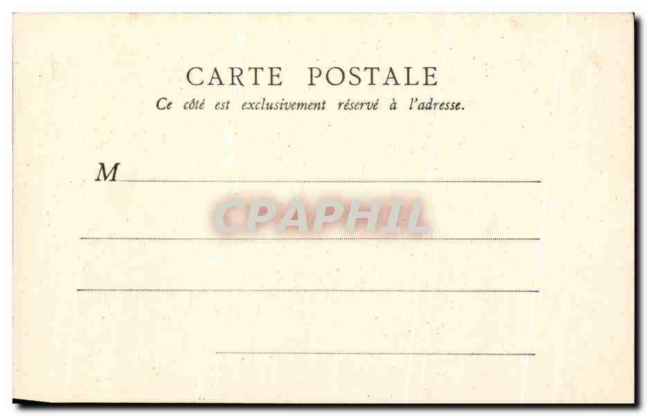 CPA Paris Le Triomphe de la Republique de Dalou — Rückseite