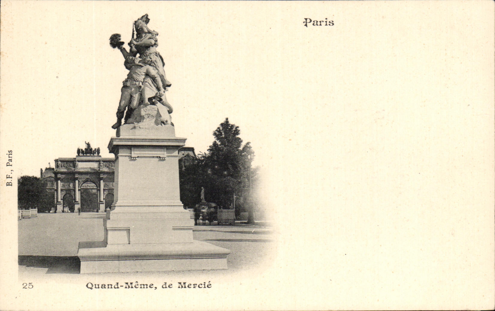 CPA Paris Quand Meme De Marcie