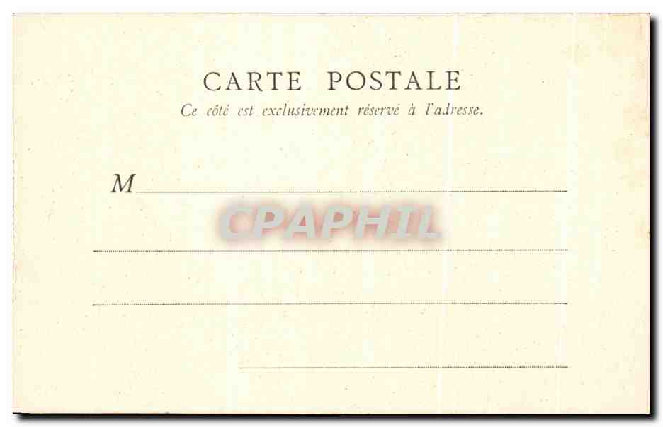 CPA Paris Fontaine Medicis Luxembourg — Verso