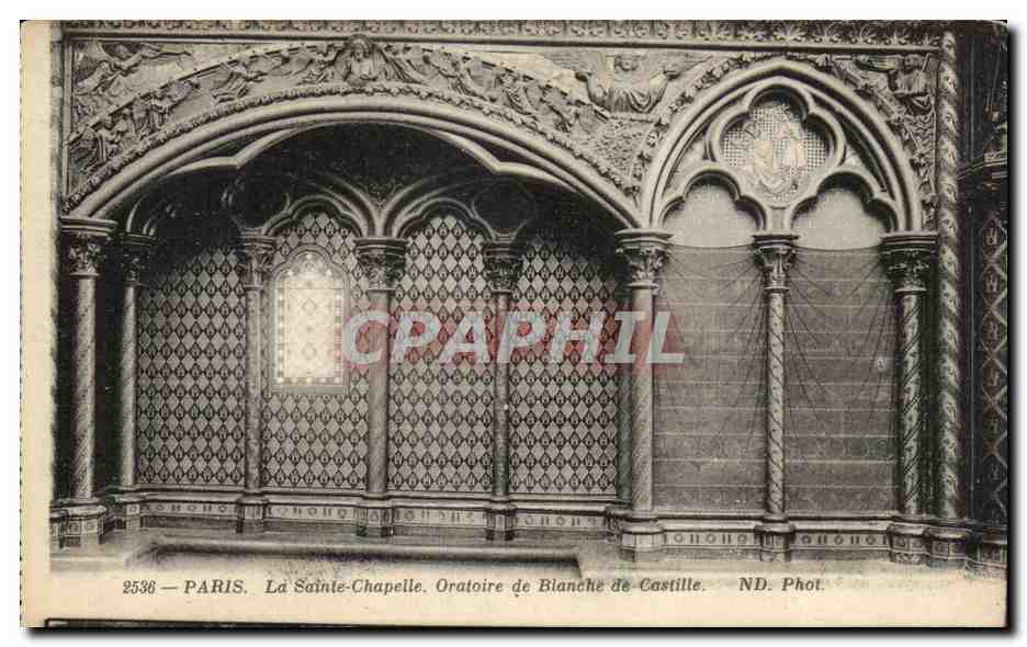 CPA Paris La Sainte Chapelle Oratoire De Blanche De Castille