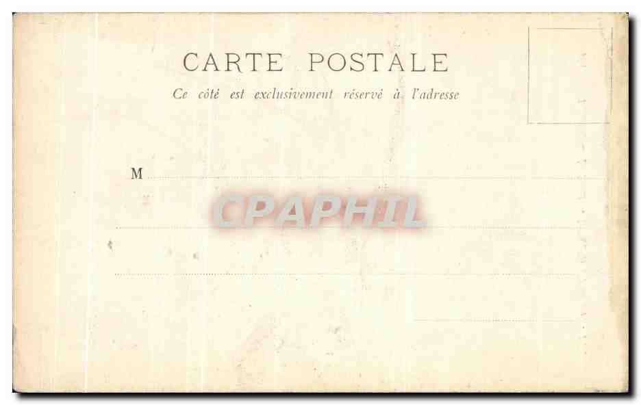 CPA Paris Le Senat L'Escalier D'Honneur — Rückseite