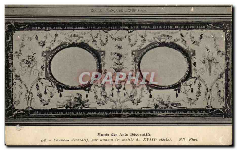 CPA Musee Des Arts Decoratifs Panneau Decoratif Par Ranson Paris 