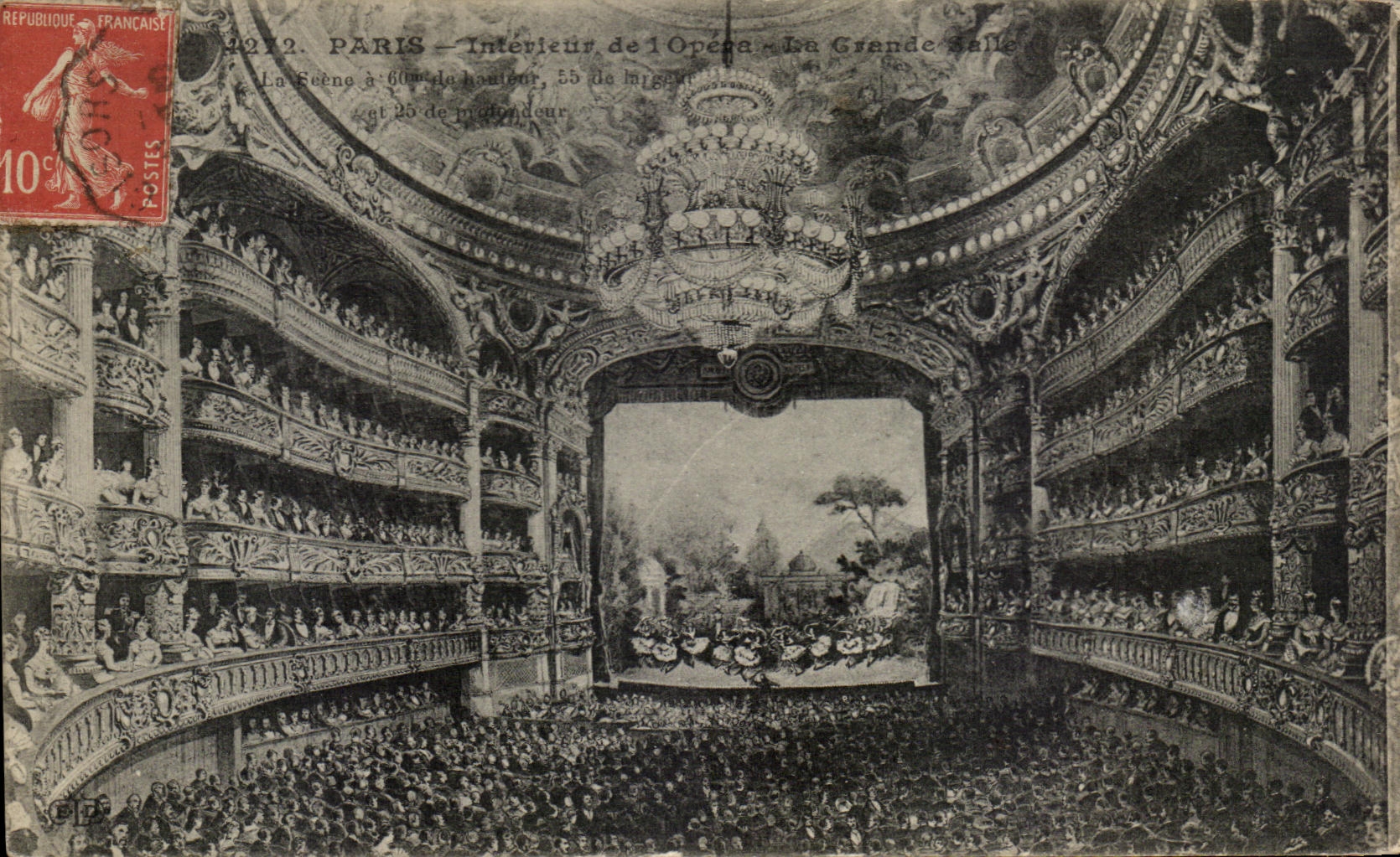 CPA Paris Interieur De l'Opera Grande Salle 