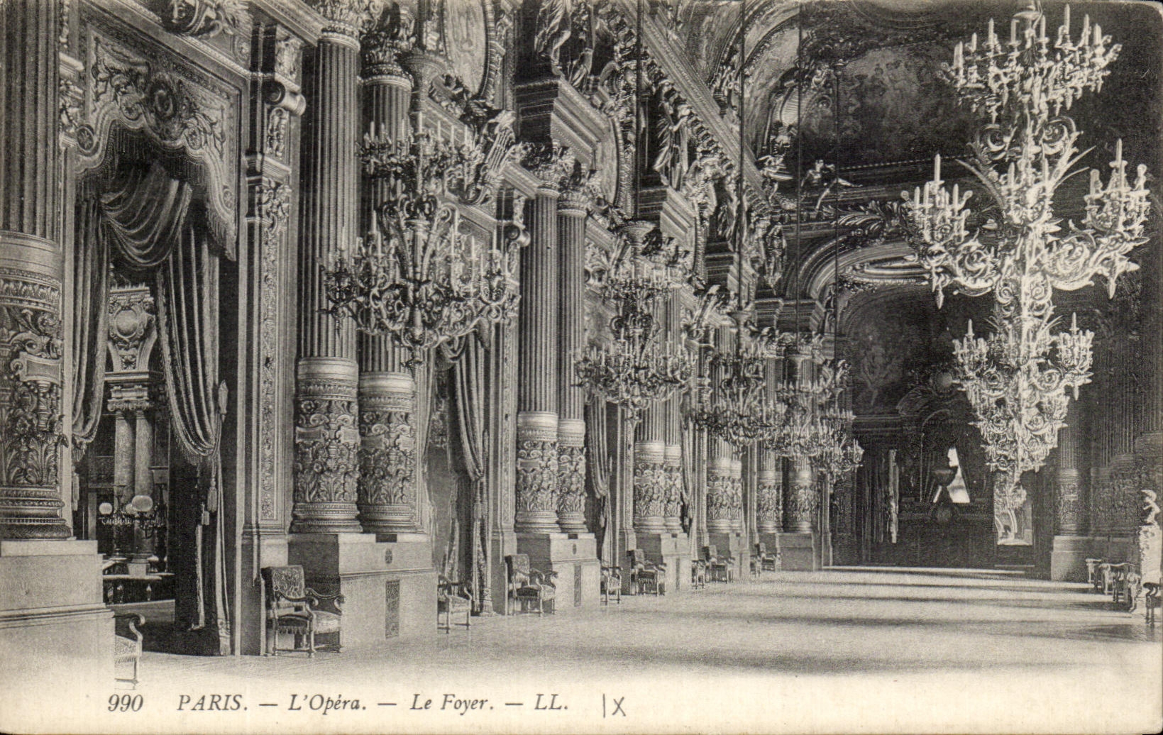 CPA Paris L'Opera Le Foyer