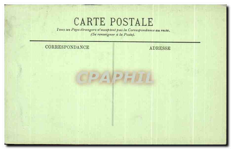CPA Paris L'Opera Le Foyer — Rückseite