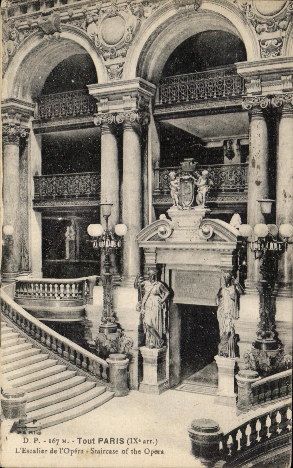 CPA Tout Paris L'Escalier De l'Opera 