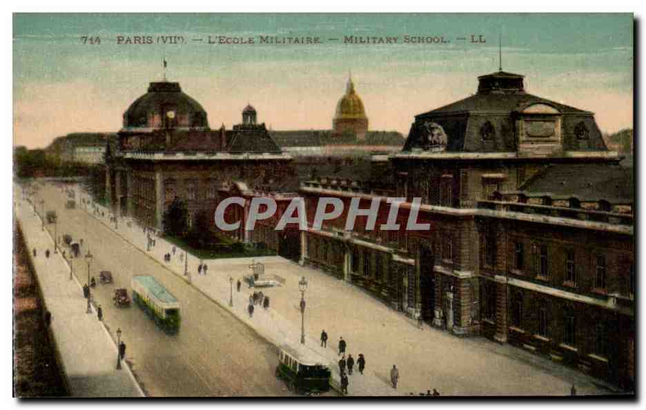 CPA Paris L'Ecole Militaire Militaria