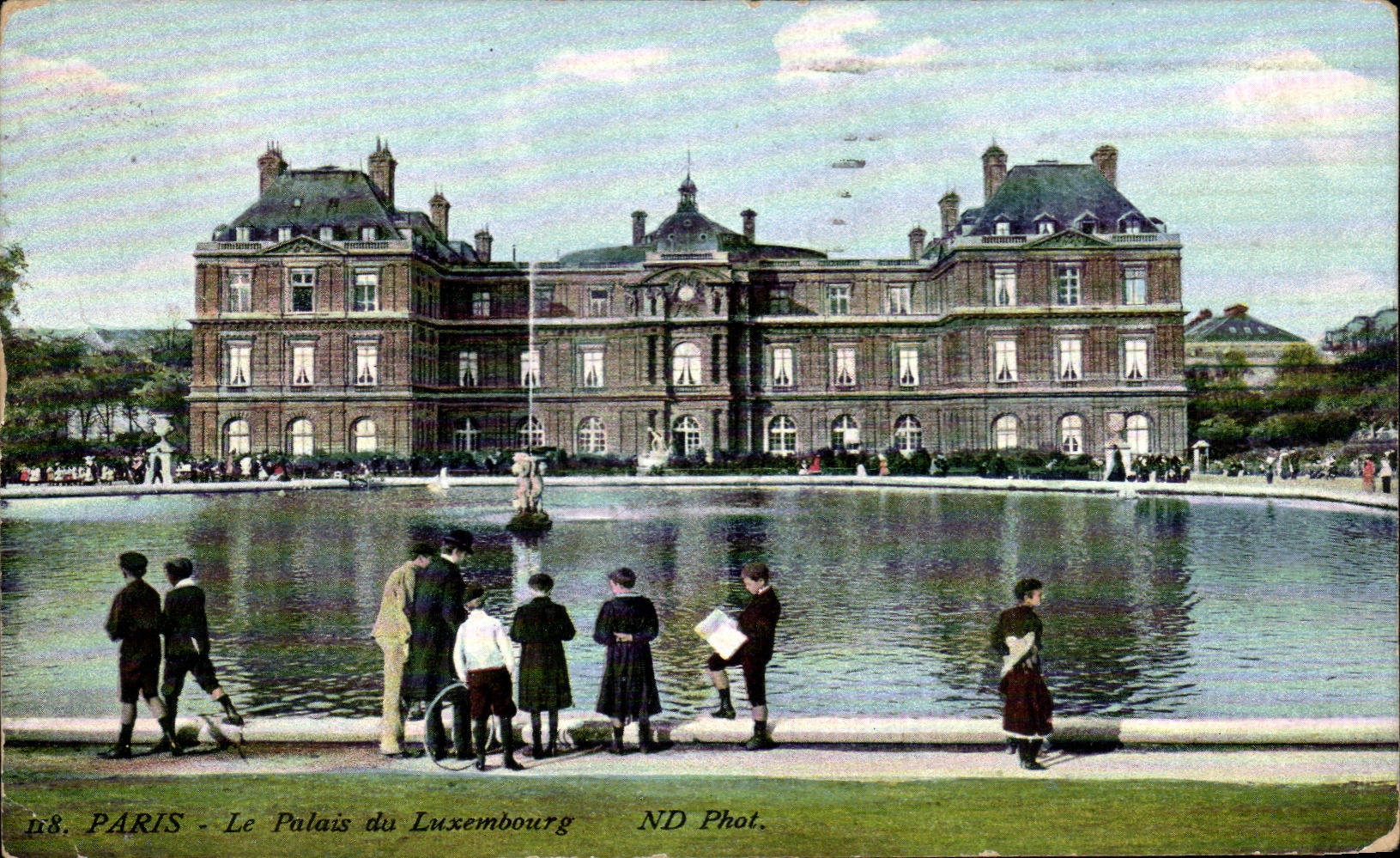 CPA Paris Le Palais Du Luxembourg Enfants