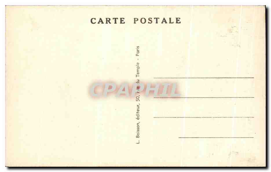 CPA Paris Les Grands Boulevards Boulevard Montmartre — Rückseite
