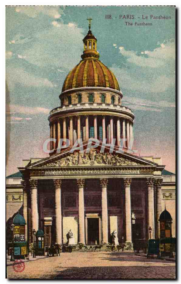CPA Paris Panorama Pantheon 