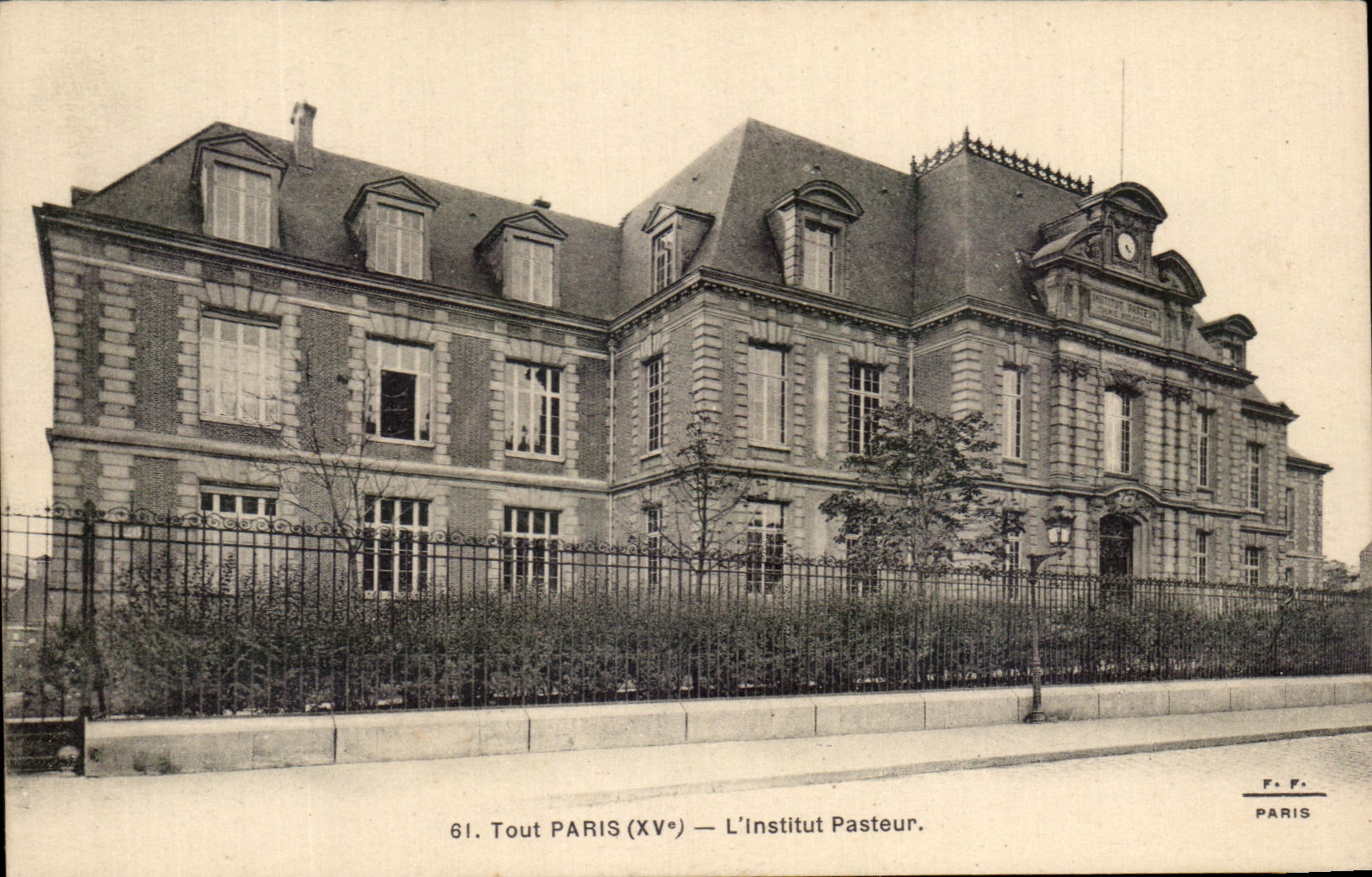 CPA Tout Paris L'institut Pasteur