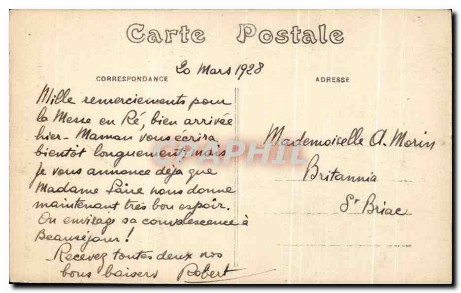 CPA Paris Eglise Saint Merri la Vierge et l'Enfant par Van Loo — Rückseite