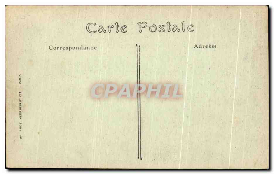 CPA Paris Le Pantheon Le Tombeau De Victor Hugo — Rückseite