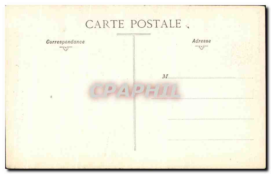 CPA Paris Quadrige Surmontant Le Grand Palais Face Sud — Rückseite