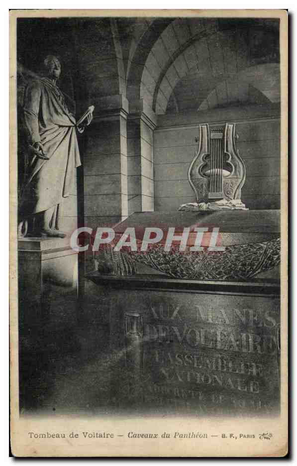 CPA Tombeau De Voltaire Caveaux Du Pantheon Paris